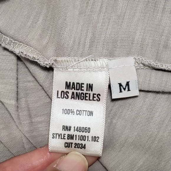 Buck Mason Mens Cotton Knit Crewneck T-Shirt Clay Venice Wash USA Sz Medium - Picture 9 of 10